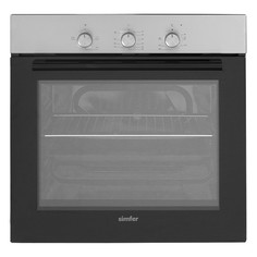 Встраиваемый электрический духовой шкаф Simfer B6EM14011 Silver/Black