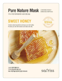 Маска для лица тканевая Secriss Pure Nature Mask Pack-Sweet honey 25мл Anskin