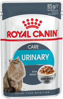 Влажный корм для кошек ROYAL CANIN Urinary Care, при МКБ, соус, 12шт по 85г
