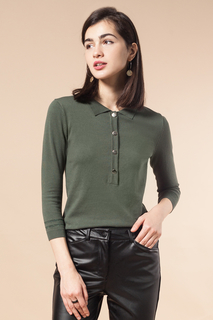 Джемпер женский Vilatte 1500078491-1 хаки 48