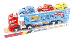 Автовоз инерционный с 5 машинками Shantou Gepai