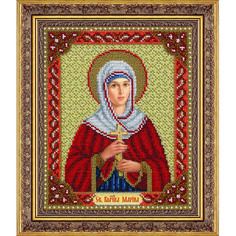 Набор для вышивания бисером Паутинка Св. Велико-Мученица Марина Б1084 20х25 см