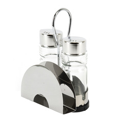 Набор для специй Nouvelle, 4 предмета, прозрачный