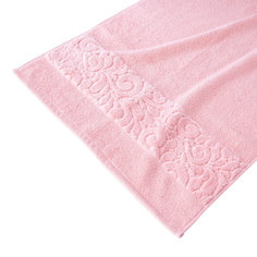 Полотенце для ног Arya бархат розовый