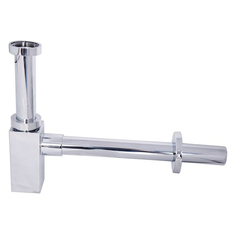 Сифон KAISER 958K для раковины без выпуска (хром) квадрат