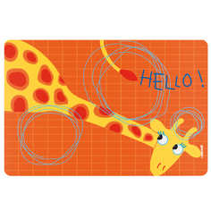 Коврик сервировочный детский Hello жираф Guzzini