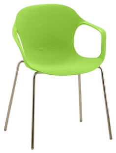 Стул Afina Larry XRB-078-BG Green, хром/зеленый