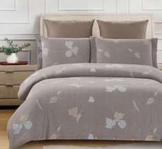 Постельное белье Cleo "Cotton Jacquard" сатин-жаккард CJ-016; Евро 4 наволочки
