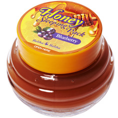 Ночная медовая маска HOLIKA HOLIKA Honey Sleeping Pack с голубикой, 90 мл
