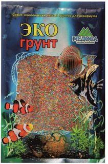 Грунт для аквариума ЭКОгрунт Микс блестящий г-1016 3,5 кг