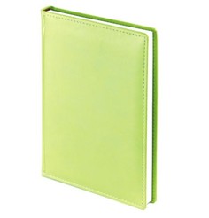 Ежедневник недатированный "Velvet", А5+, линия, 136 листов, салатовый Альт