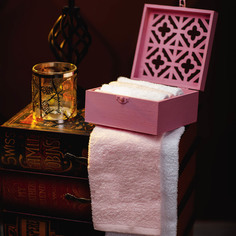 Полотенце Arya Case Pink Цвет: Белый, Розовый (30х30 см - 6 шт)