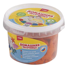Кинетический песок LORI Оранжевый песок 0,7 кг
