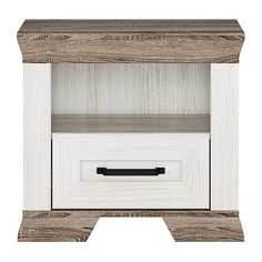 Тумбочка Marselle KOM1S Black Red White