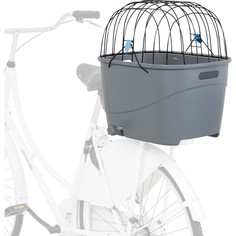 Сумка-переноска для велоперевозок кошек и собак TRIXIE 47x36x46см серый