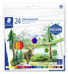 Карандаши цветные "Design Journey", 24 цвета Staedtler