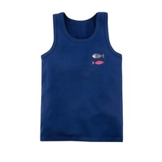 Майка для мальчика "Magic", цвет: синий, размер 28, рост 86-92 см, арт. 233Б-167-А Bossa Nova