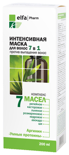 Маска Elfa Pharm Интенсив 7в1 против выпадения волос 200 мл