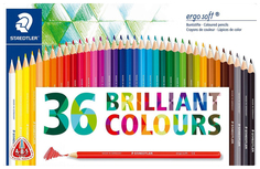 Набор цветных карандашей Ergo Soft 36 цветов Staedtler