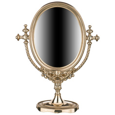 Зеркало настольное Stilars 333-038 25х38 см, латунь