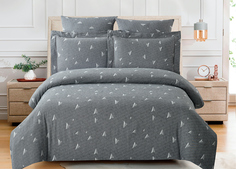Постельное белье Cleo "Cotton Jacquard" сатин-жаккард CJ-12; Евро 4 наволочки
