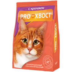 Сухой корм для кошек ProХвост, кролик, 0,35кг