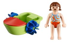 Аквапарк: девочка в смешной лодке Playmobil