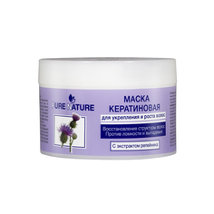 Маска для укрепления и роста волос Floresan Pure Nature Кератиновя 450 мл