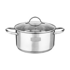 Кастрюля Аgness со стеклянной крышкой, 3,0л 20х10см craft collection 914-104 Agness
