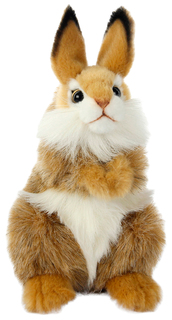 Мягкая игрушка Коричневый кролик, 24 см Hansa Creation
