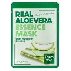 Маска тканевая для лица с экстрактом алоэ FarmStay Real Aloe Vera Essence Mask 23 мл