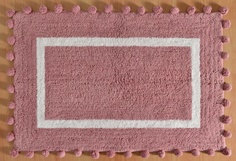 Коврик для ванной Arya Pompom цвет: сухая роза (60х90 см)