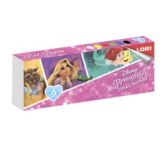 Пластилин Disney. Принцессы, 6 цветов Lori