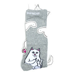 Носки Ripndip Lord Nermal серые 36-45