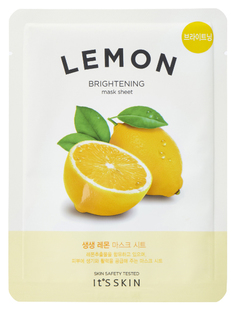Тонизирующая тканевая маска с лимоном The Fresh Mask Sheet Lemon Its Skin