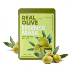 Маска тканевая для лица FarmStay Real Essence Mask Olive экстрактом оливы 23 мл