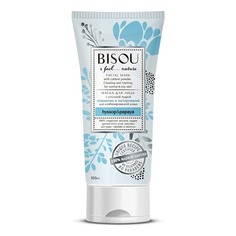 Маска для лица Bisou Очищение и Матирование черная с угольной пудрой 100 мл