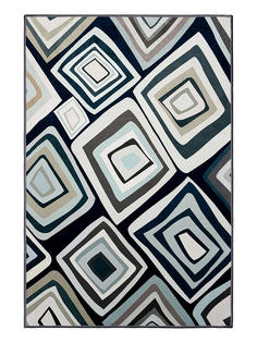 Коврик универсальный LUCKY 60х90см, синий/бежевый M111219