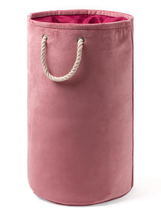 Корзина для белья DeNASTIA велюр, 36х56см, Н000018