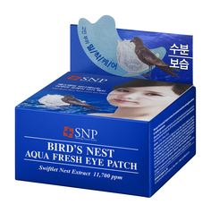 Гидрогелевые патчи для глаз SNP Birds Nest Aqua Fresh Patch 60 шт