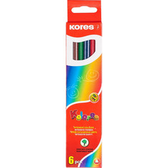 Карандаши цветные "Kores", 6 цветов