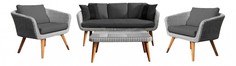Набор садовой мебели Afina AFM-605G gray 4 предмета