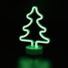 Светильник новогодний Золотая сказка Ель 591286