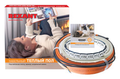 Теплый пол REXANT Standard, 2400Вт/160м/ S обогрева, м2: 15,0-20,0, двухжильный