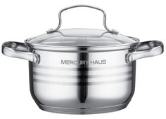 Кастрюля MercuryHaus MC-7054 (6) с крышкой 3,6 л 20x11,5 см