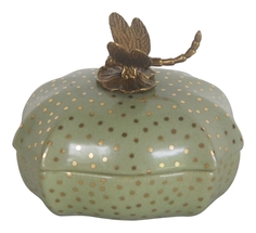 Шкатулка со стрекозой 14x10x10см Glasar 31G2218/B344C/HLG1921 ГЛАСАР