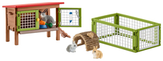 Игровой набор Schleich На ферме - Клетка с кроликами
