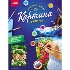Набор Lori Картина по номерам на картоне "Два котенка"