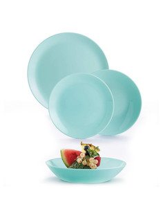 Столовый сервиз ДИВАЛИ ЛАЙТ ТУРКУАЗ 18 предметов Luminarc