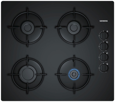Встраиваемая варочная панель газовая Siemens EO6B6PB10 Black